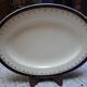 Oval dish blue king Alfred Meakin