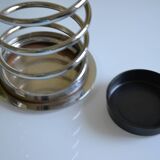Chrome metal spring umbrella holder