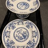 Assiette et plat compotier Luneville