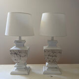 Paire de lampes