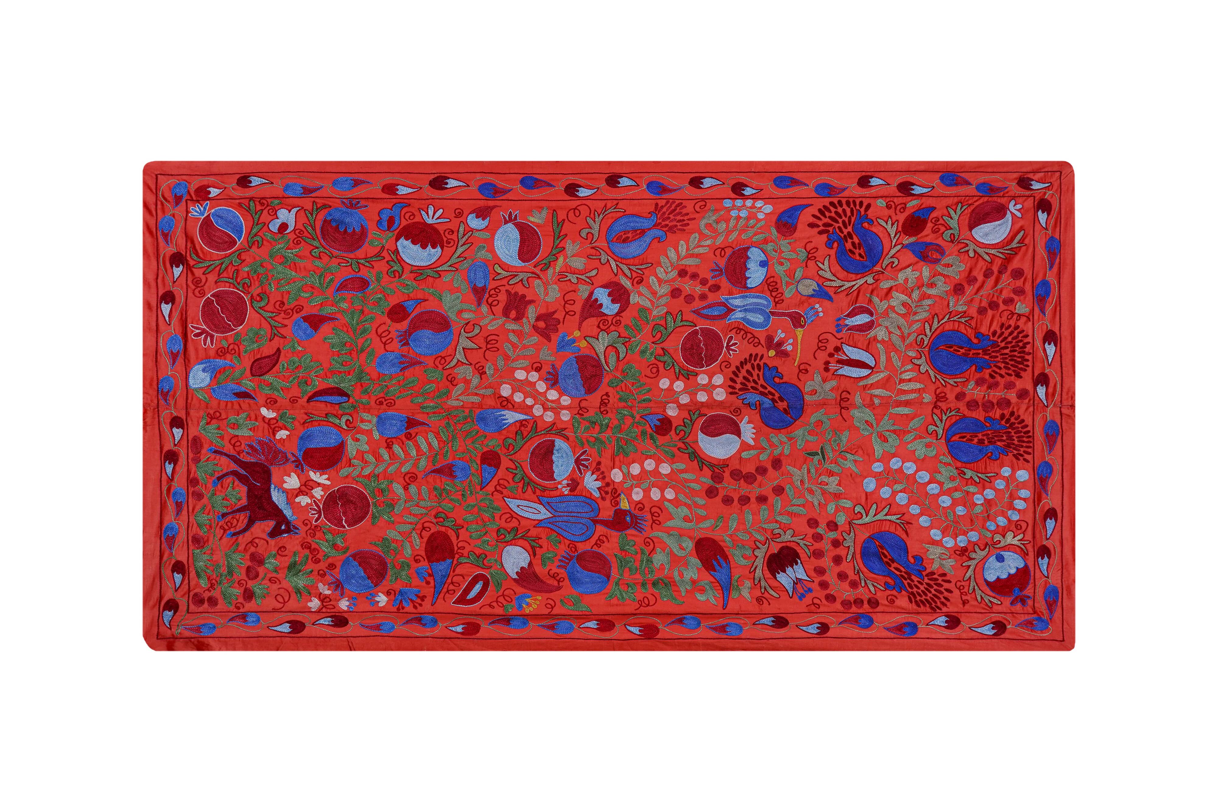 Hand-knotted rug, vintage Turkish rug 103x187 cm