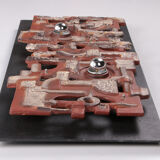 Large German ceramic wall lamp Brakelmann & Becker, 1960s