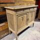 Antique sandblasted sideboard