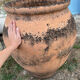 Very large ancient handmade terracotta jar – 80 cm