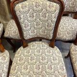 Set of 6 Louis XV style chairs