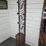 Porte manteau art déco en fer forgé des années 30