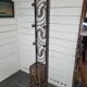 Art deco wrought iron coat rack from the 1930s