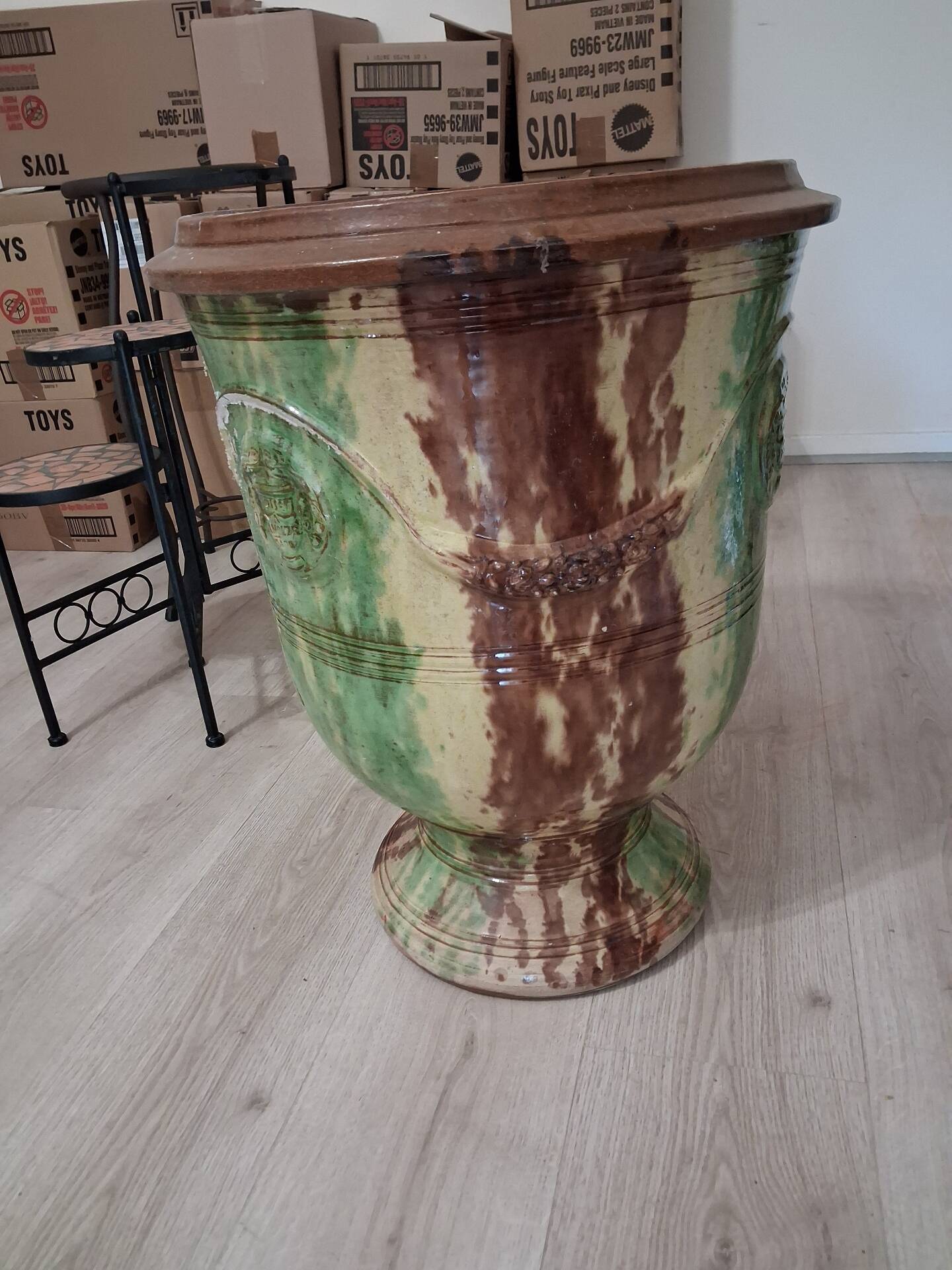 Rare 19th-century D'Anduze vase.