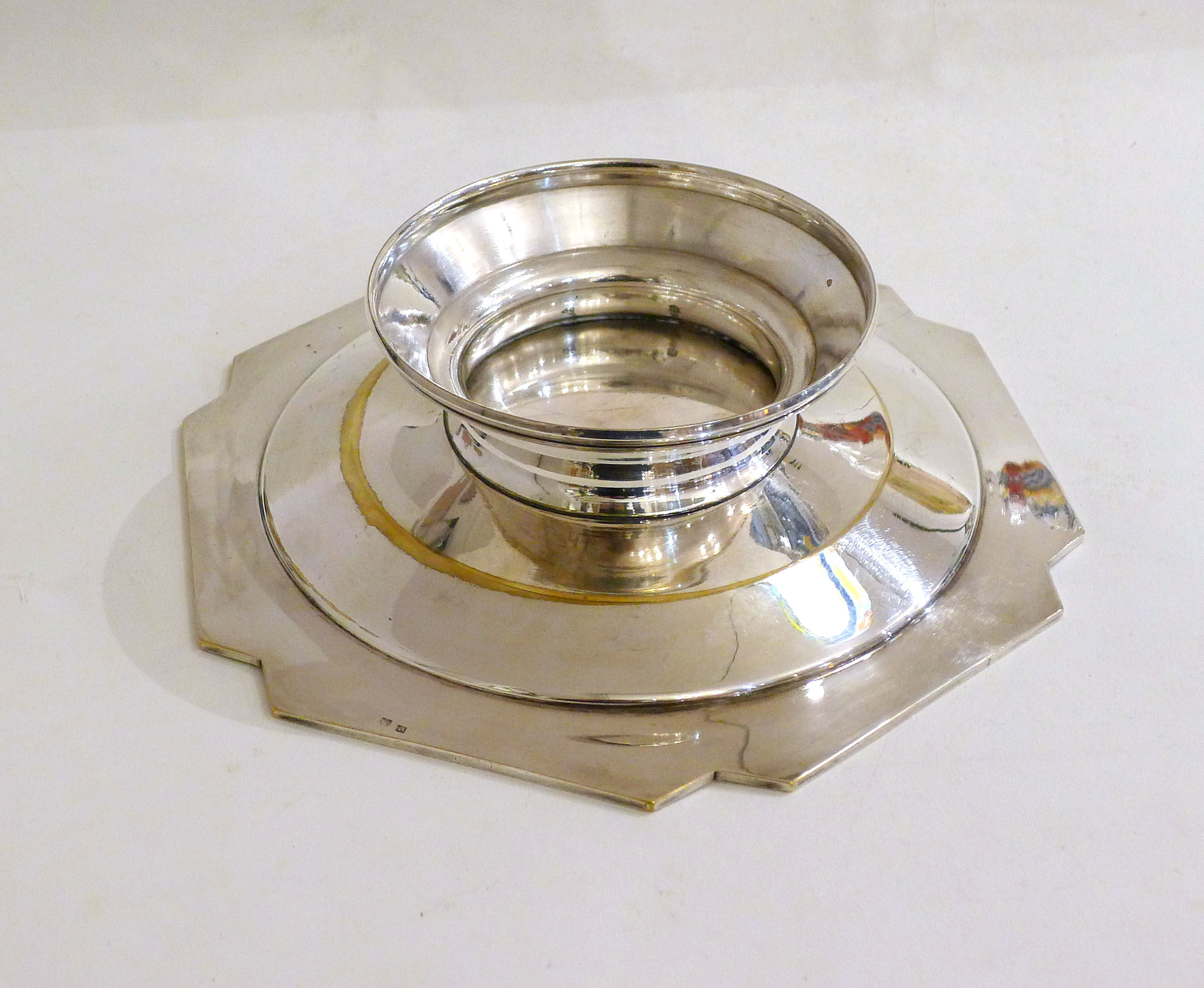 Art Deco silver standing cup