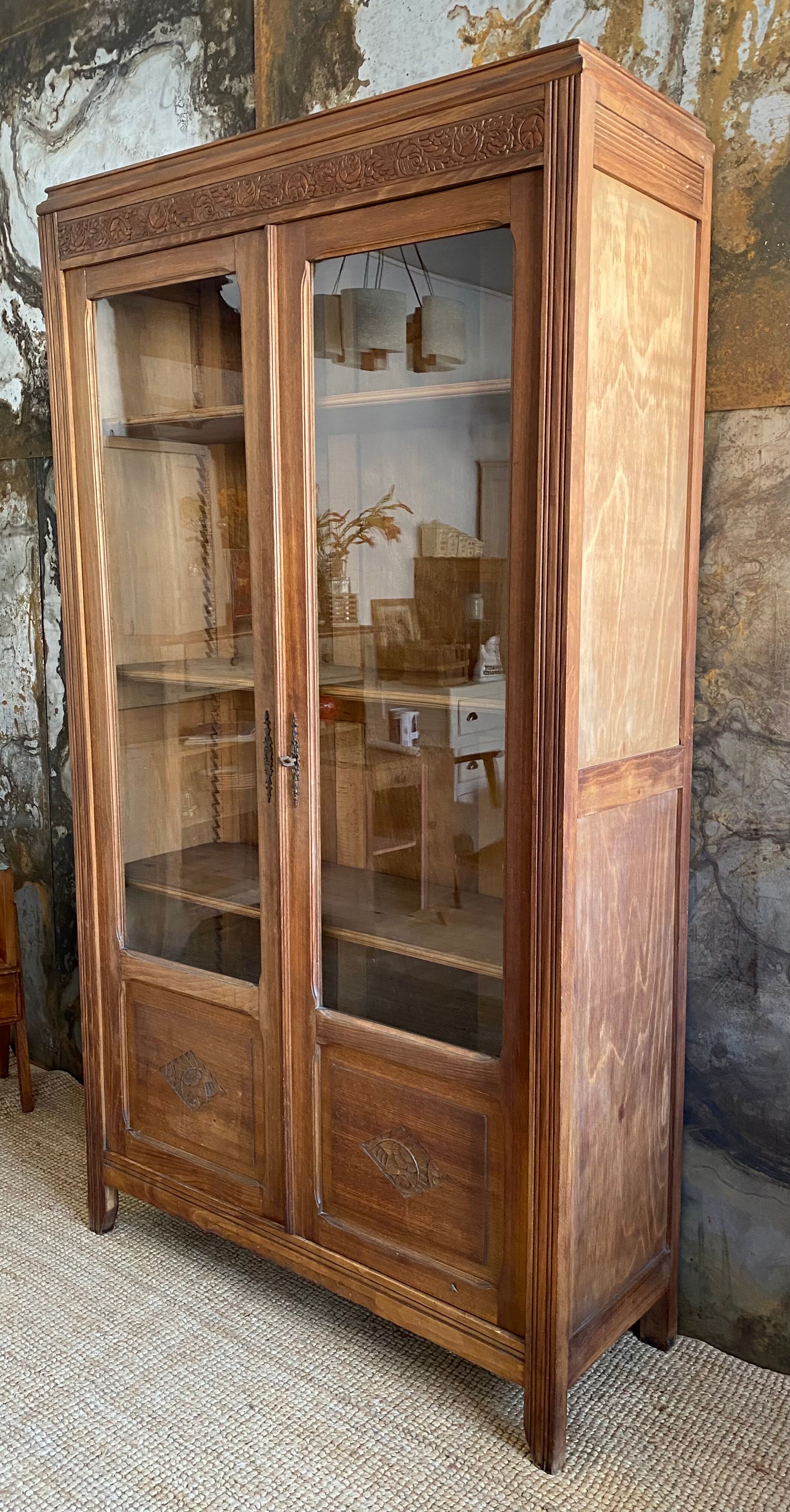 Library 20 years in raw wood