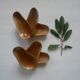Handmade stoneware avocado dinner set