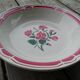 Lot de 2 plats ronds décor fleuri