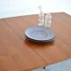 Dining table by McIntosh with an extension of 147cm.
