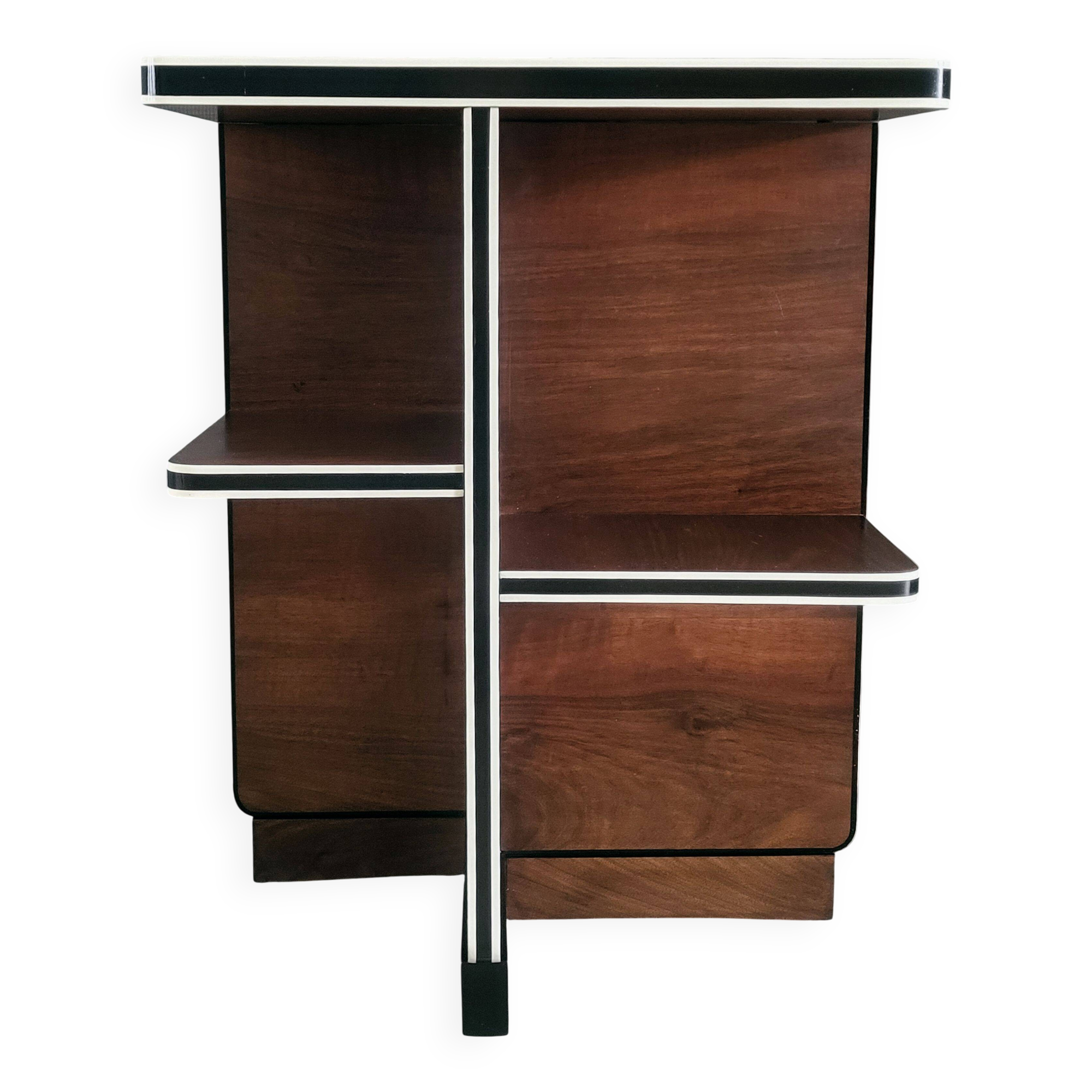 Art Deco coffee table by Waring & Gillow, 1930s, walnut, burr walnut top