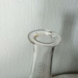 Glass carafe mold art nouveau