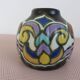 Art Deco ceramic vase from Montoise Bergen, 1920s-1930s.