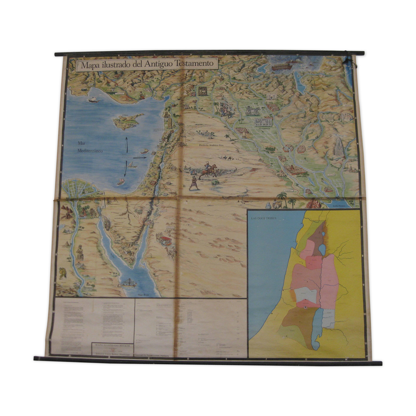 Palestine map 1960s