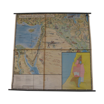 Carte Palestine 1960