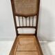 Art Deco bedroom chair in marquetry wood, 20th century.