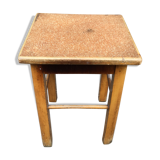 Vintage rustic wood stool