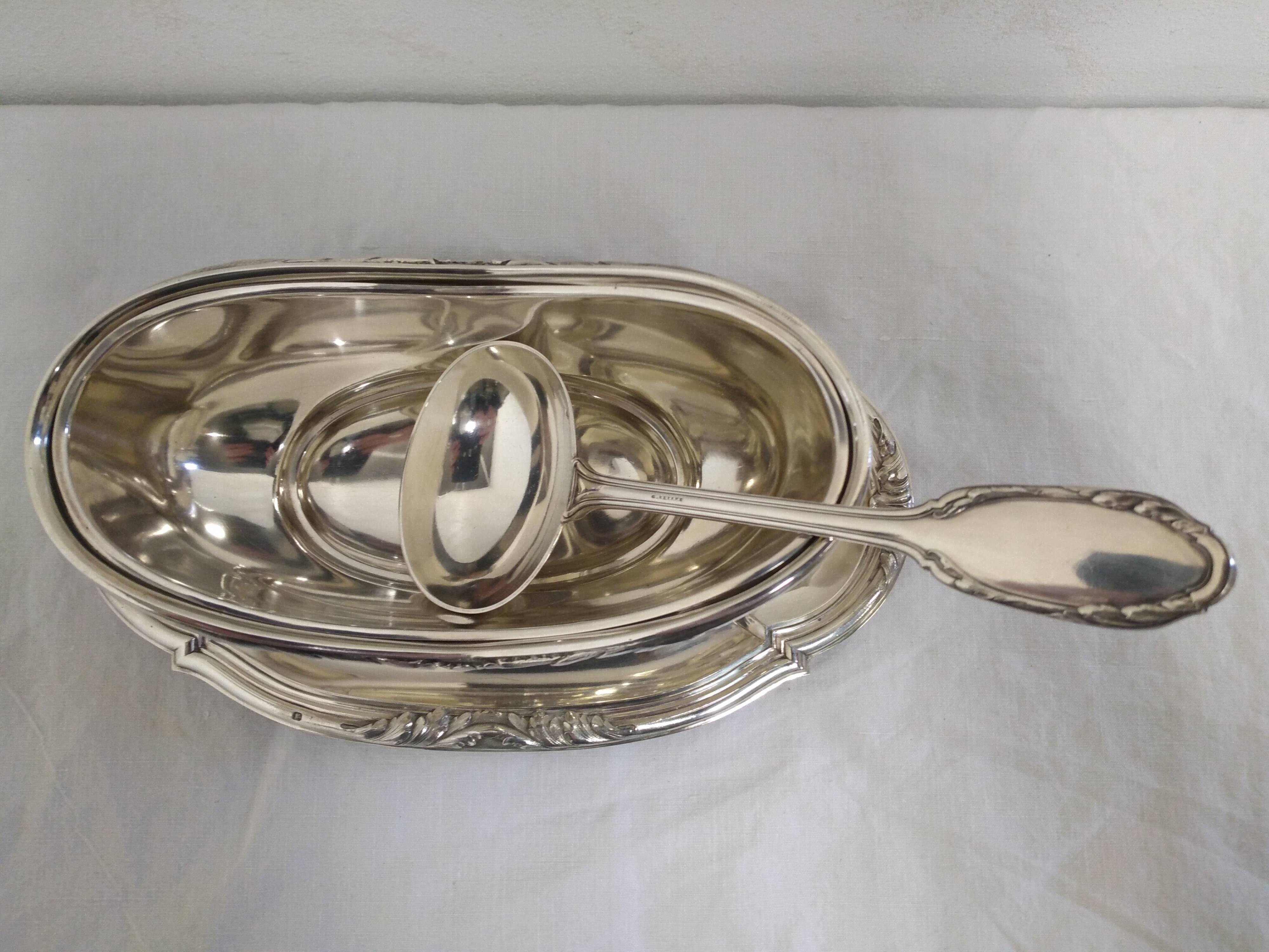 Solid silver sausage company g.keller