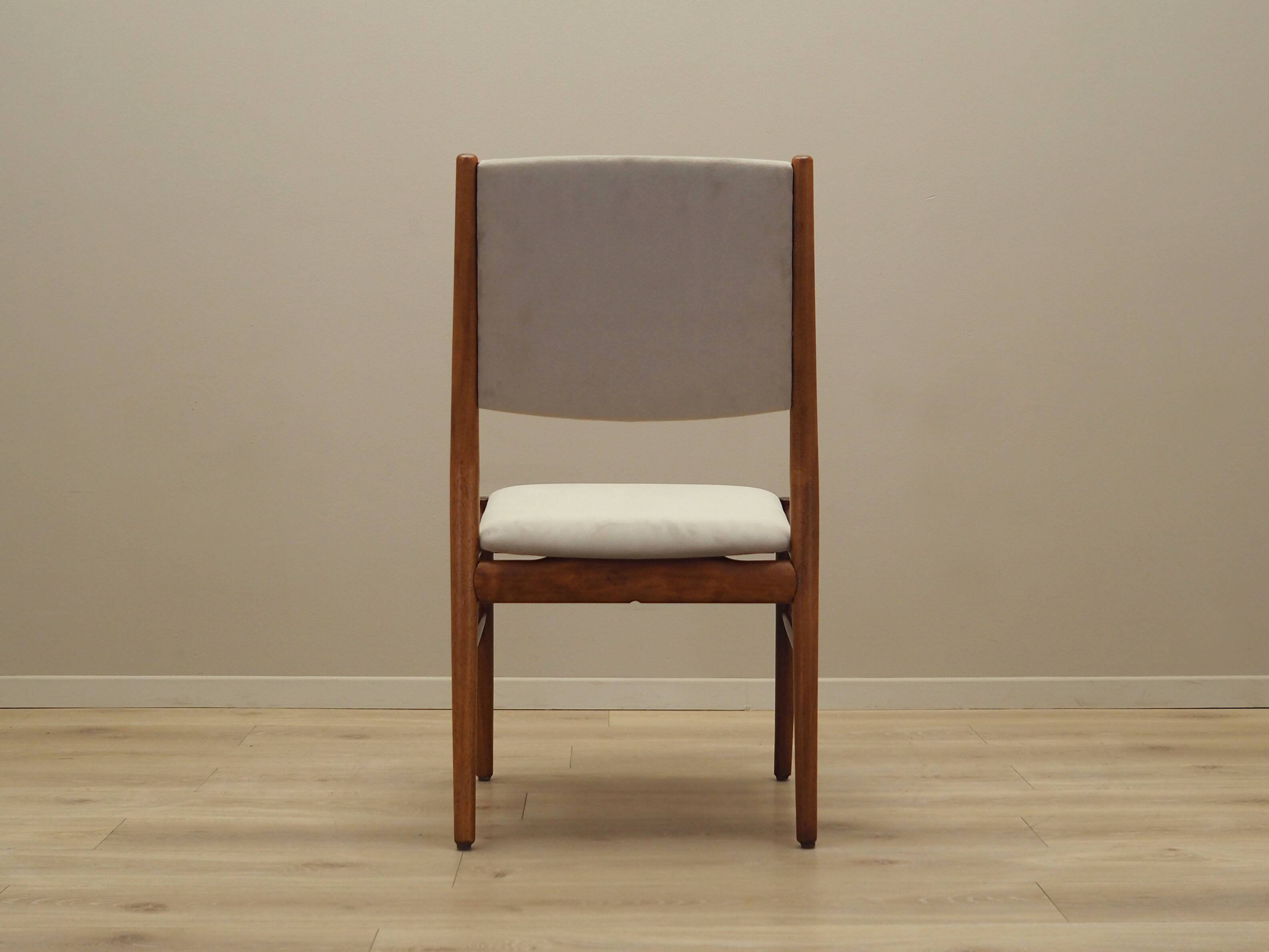 Ensemble de six chaises en acajou, design danois, années 1970, édition : Skovby Møbelfabrik