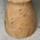 Stool, side table, end table in natural solid mango wood.