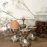 Set of 4 silver-plated shells