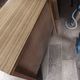 vintage bedside tables in elm by Simat Doubinski Brothers