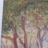 Tableau signé Jean Dufau, XIXème s.