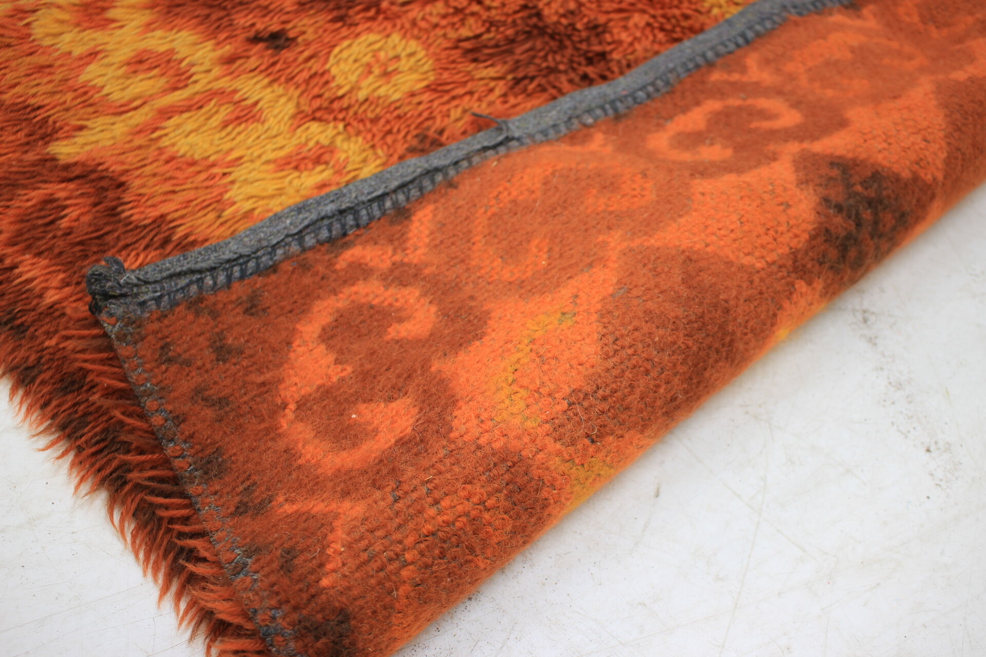 1970s egerya danish mid-century wool rug