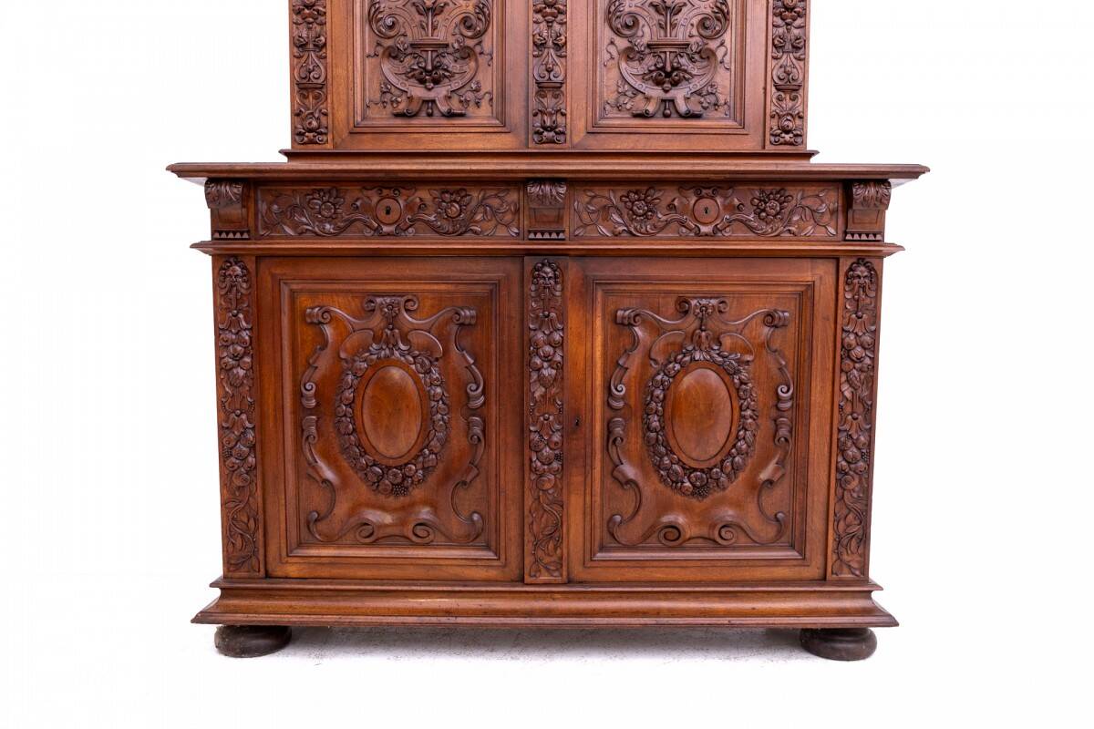 Carved sideboard, France, ca. 1870.
