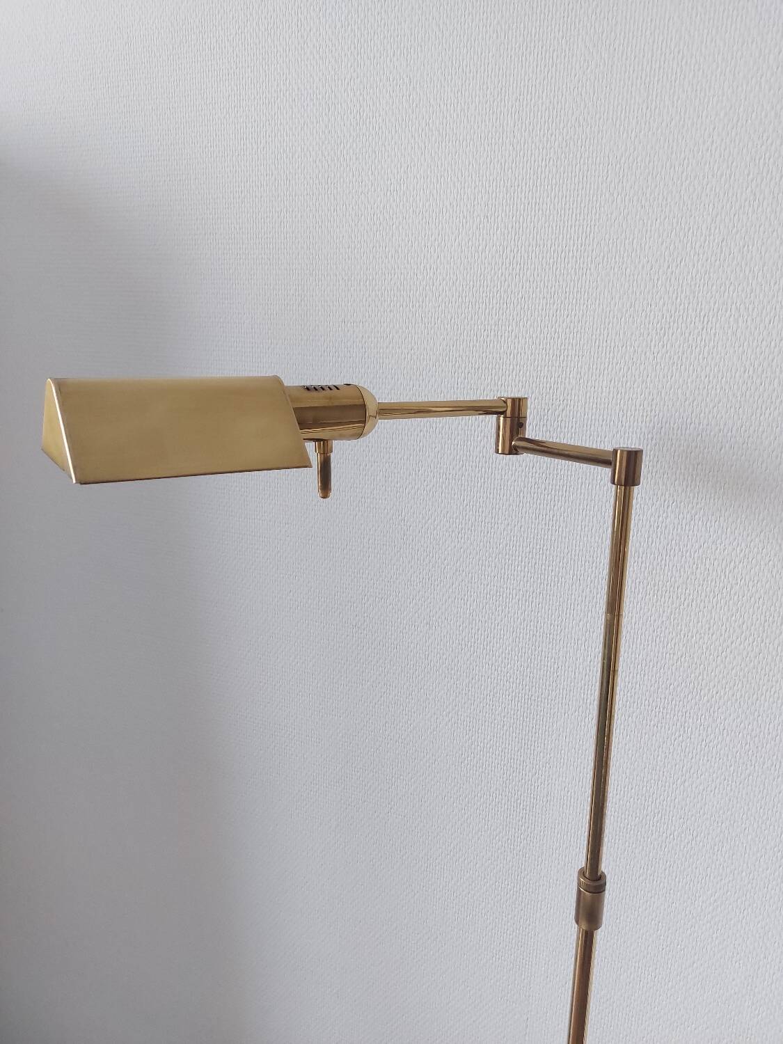 Vintage brass floor lamp