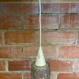 Antique Pendant Light Molded Glass 70s Vintage