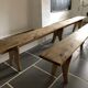 Pair of old farm benches 3 meters
