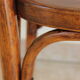 Mundus 42 pyrograved bistro chair