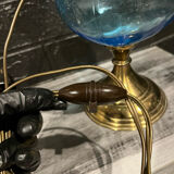 Electrified kerosene lamp