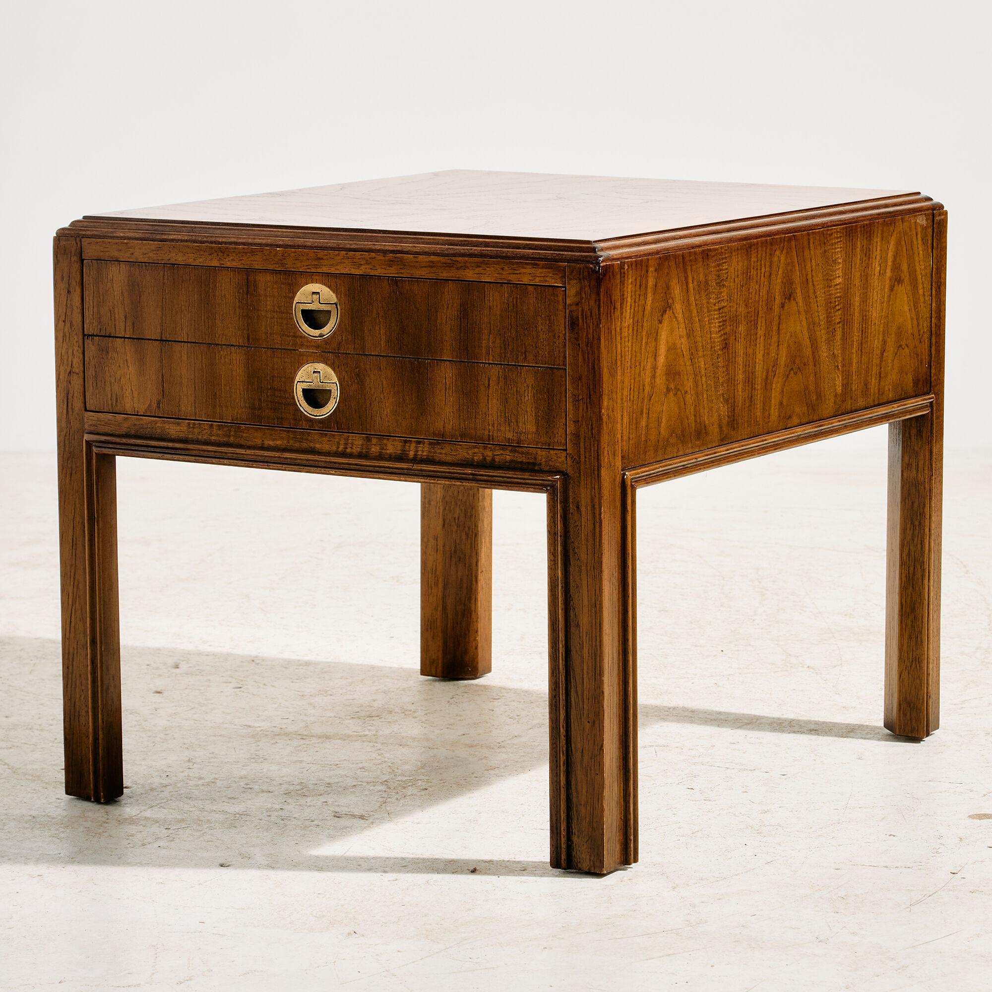 Restored maple bedside table by Drexel