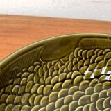 Vintage ceramic bowl with fish pattern by Secla, 1970s.