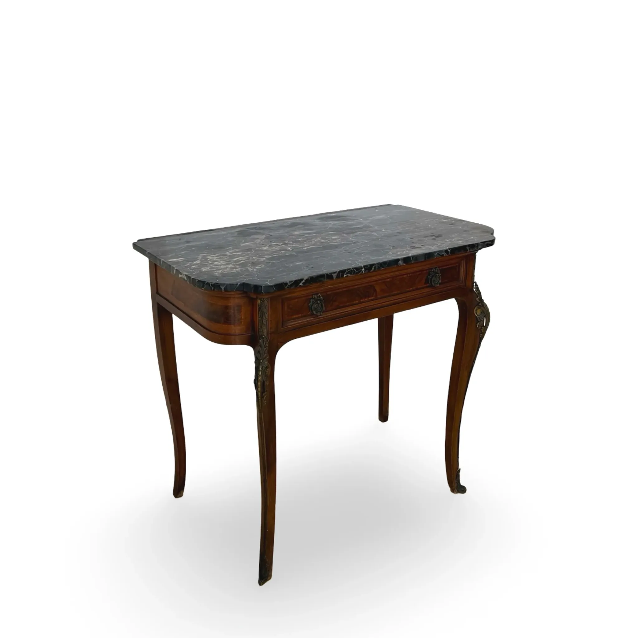 Table console avec plateau en marbre – 19e siècle