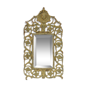 Miroir de table en laiton