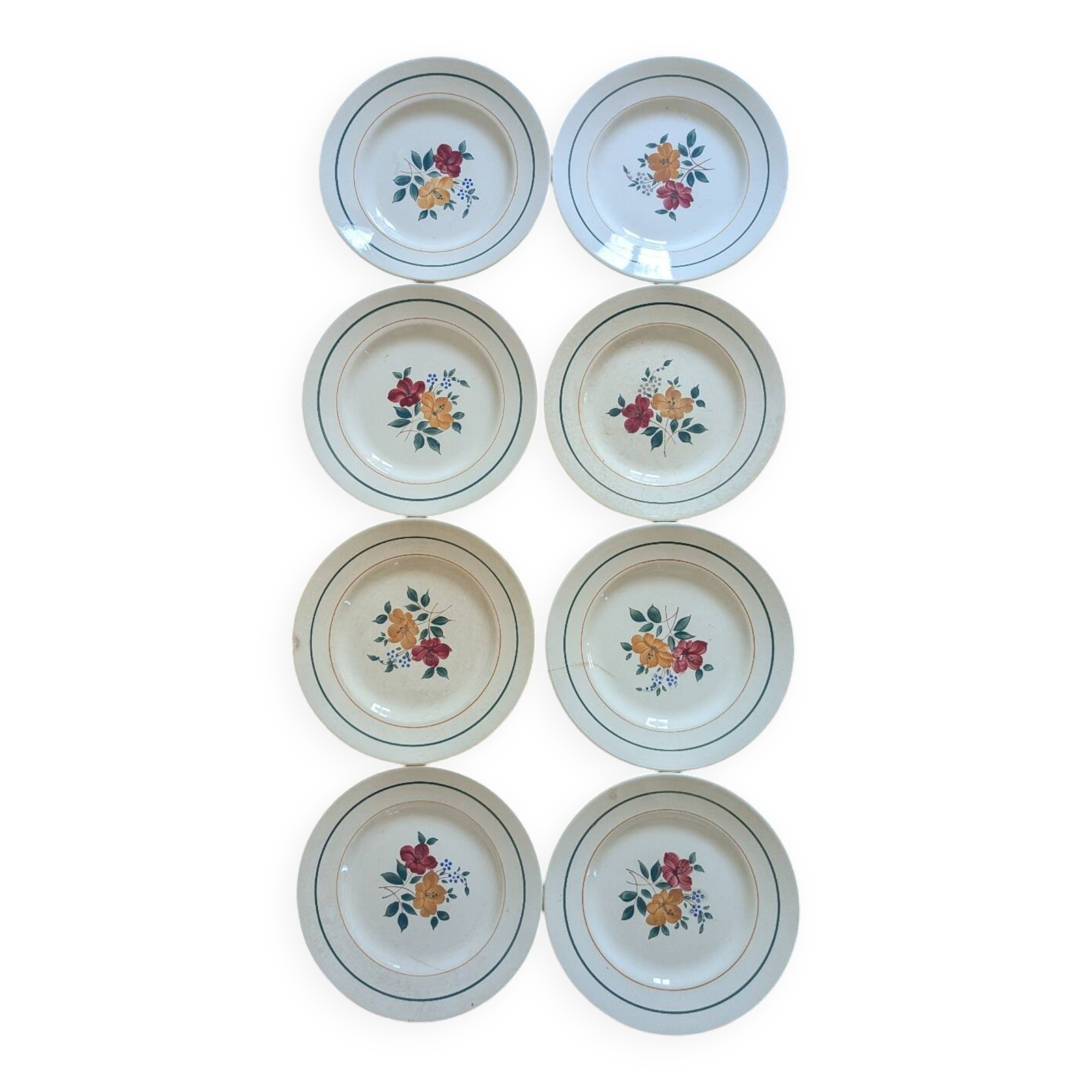 8 Marielle Saint Amand dinner plates