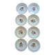 8 assiettes plates Marielle Saint Amand