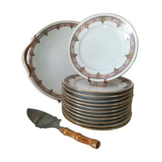 Raynaud porcelain dessert service