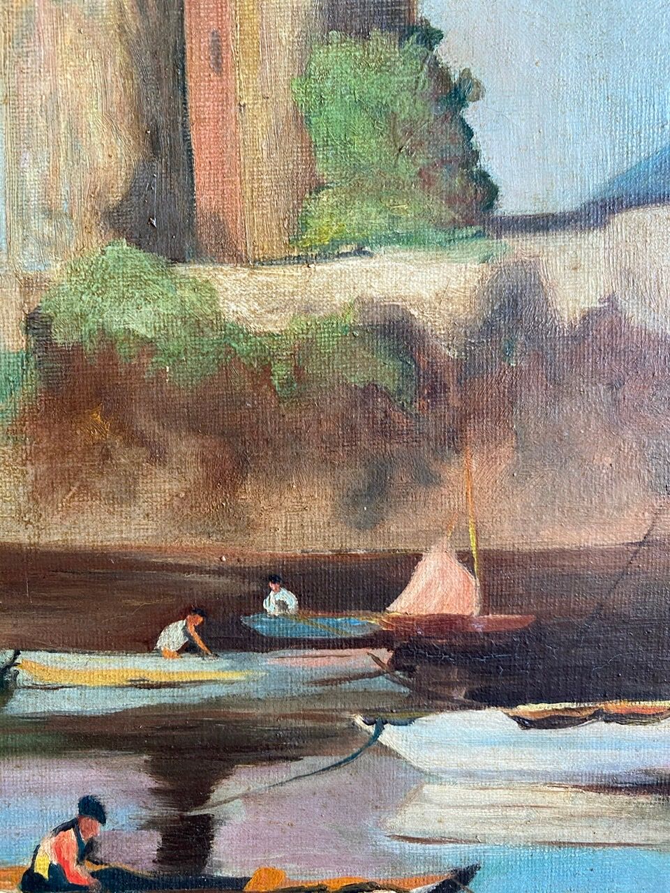Old painting, Marine , signed 50/60s