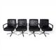 Set of 4 Wilkhahn Delta swivel chairs by Delta Design, 1970