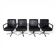 Set of 4 Wilkhahn Delta swivel chairs by Delta Design, 1970
