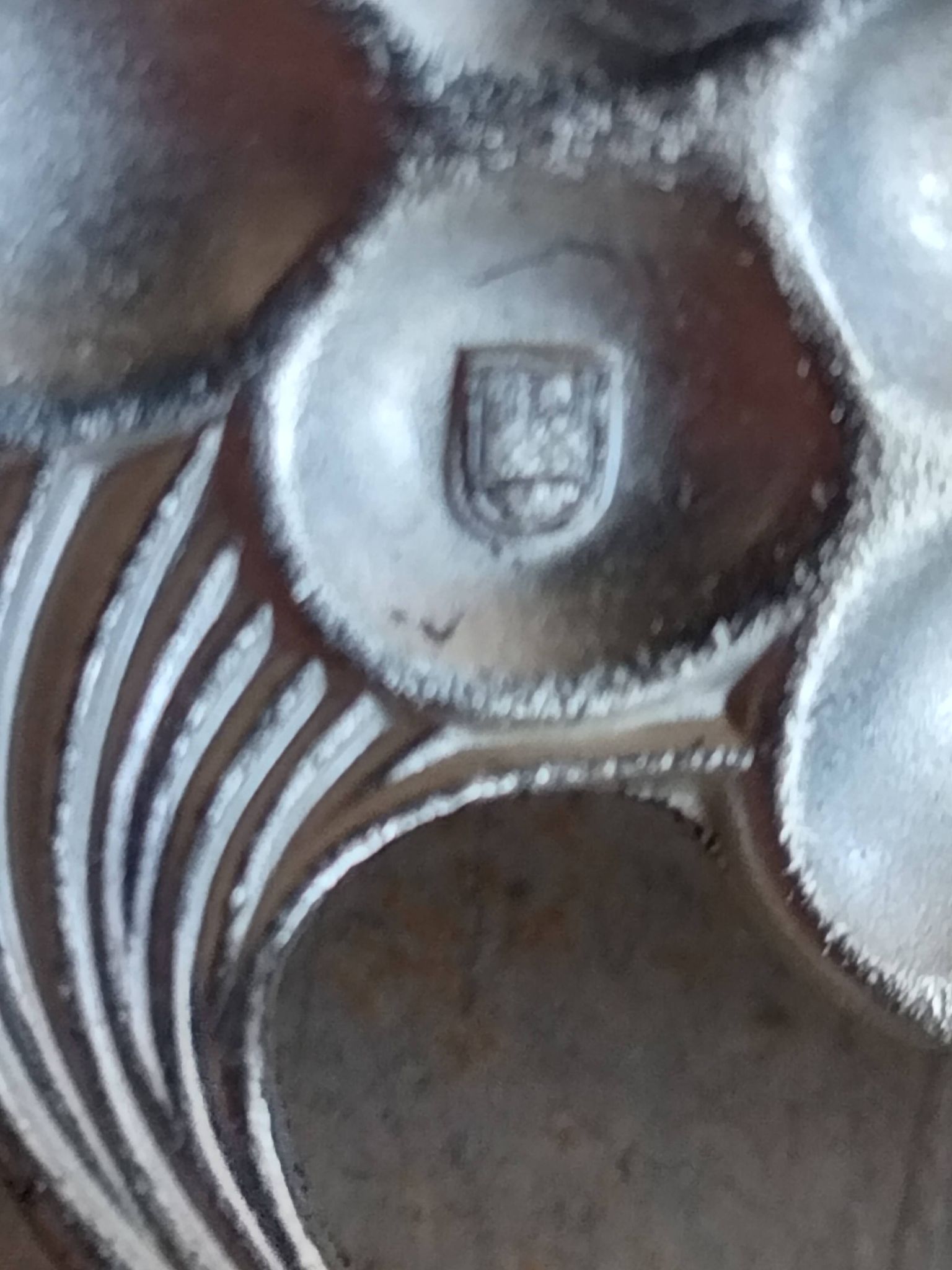 Plat en feuilles de vigne silver plate métal argenté wmf