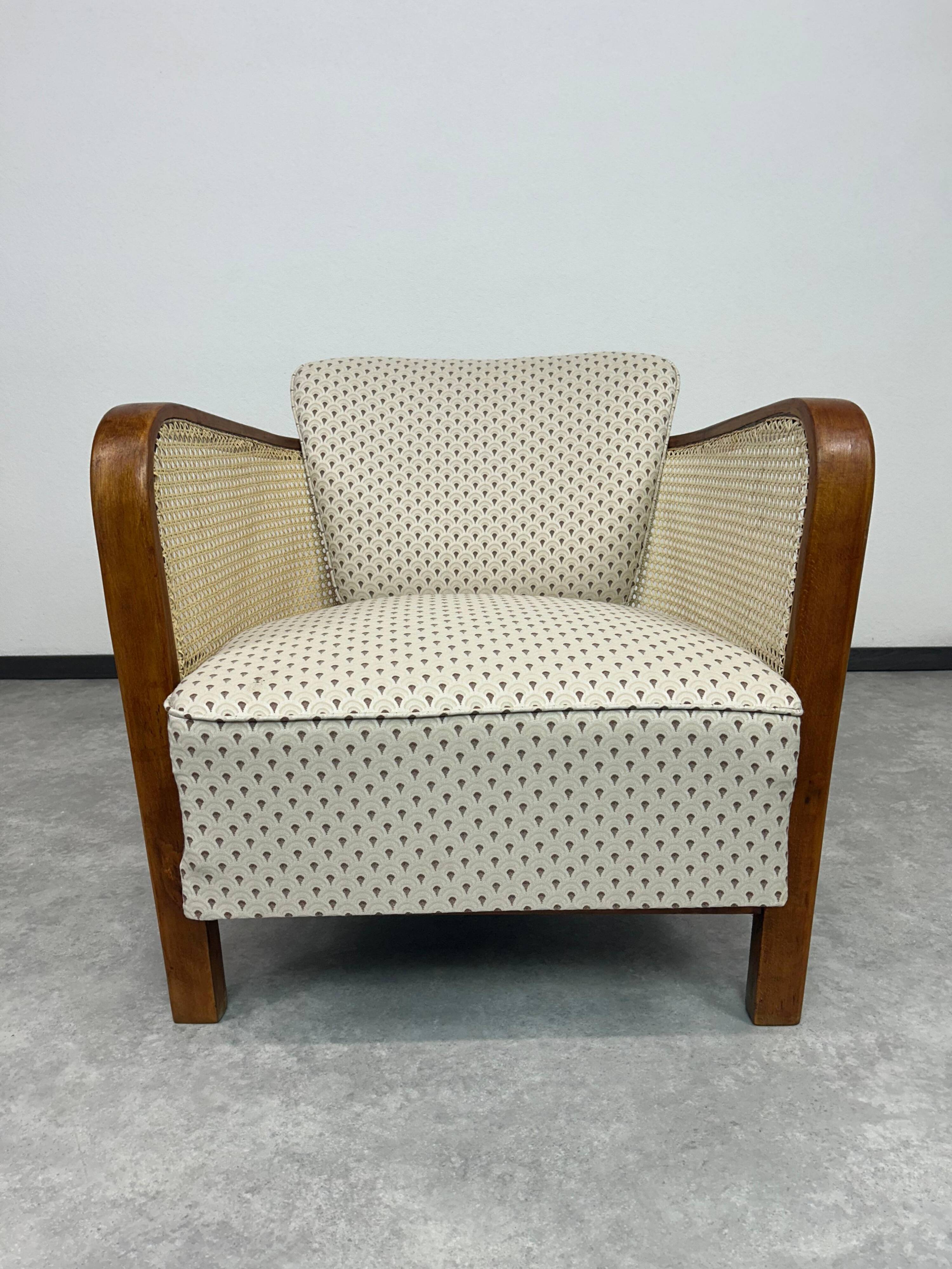 Art Deco Bauhaus armchairs by Lajos Kozma for Thonet Mundus