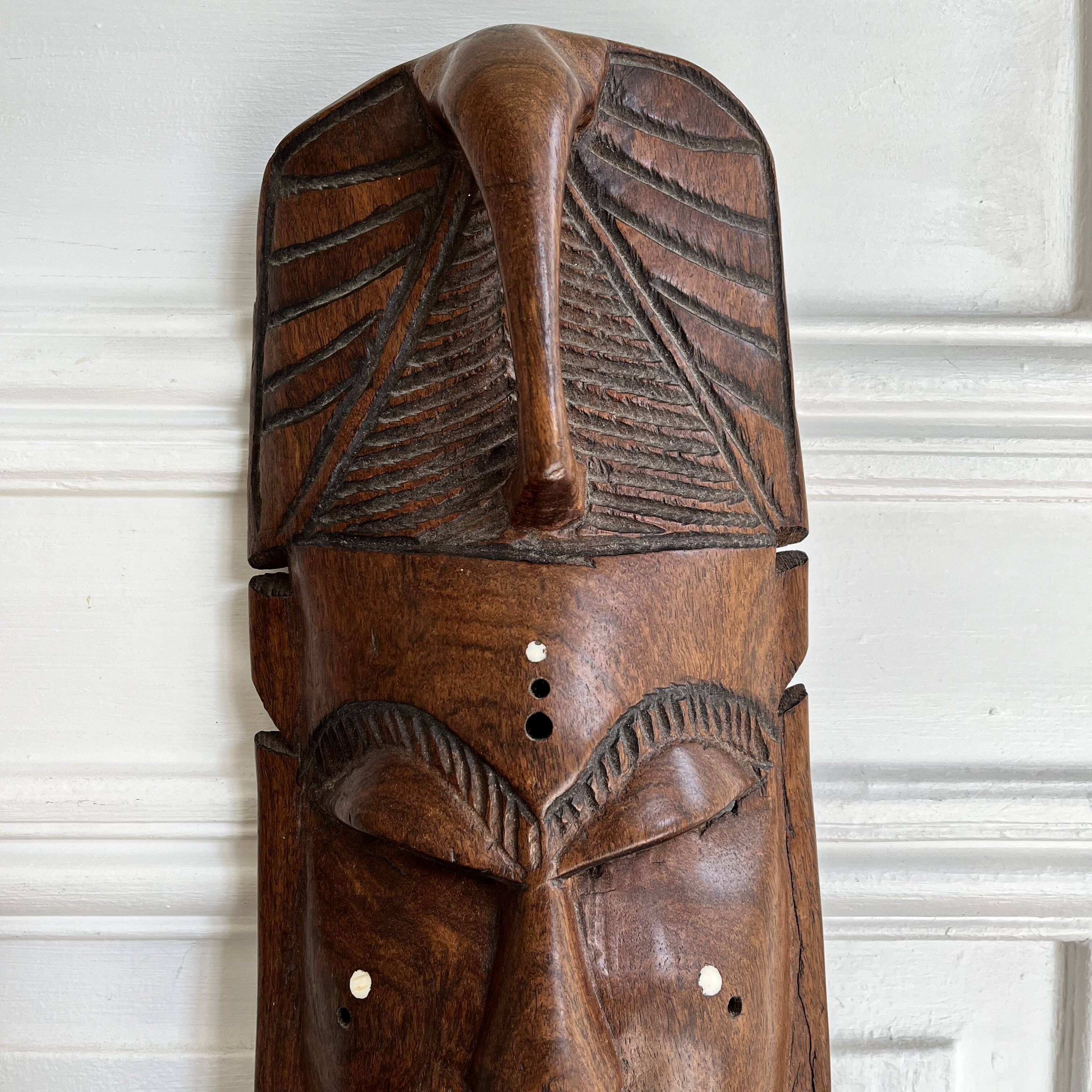 African wooden mask